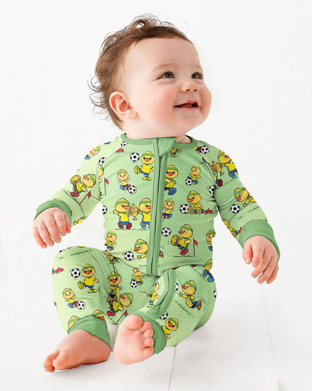 Gerippte Babykleidung mit individuellem Foto - Weich &amp; Skizzenhaft