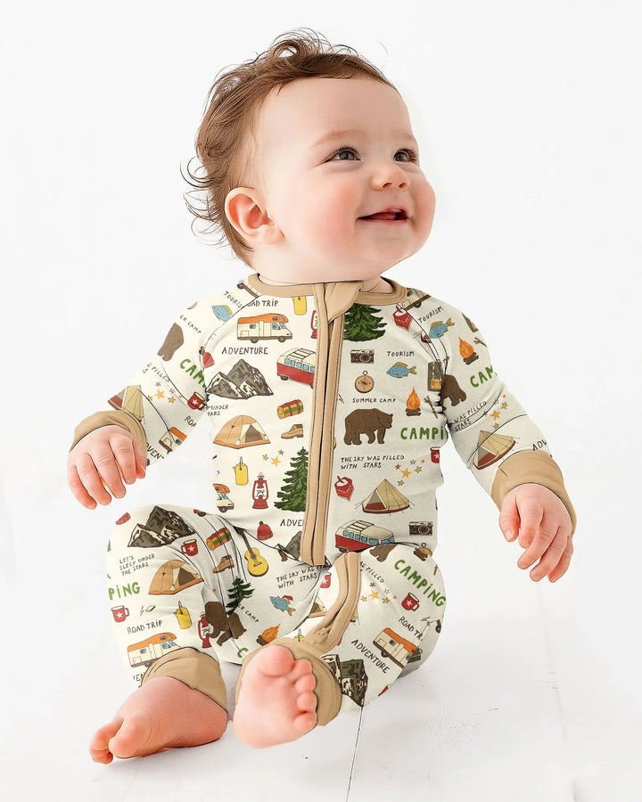 Gerippte Babykleidung mit individuellem Foto - Weich &amp; Skizzenhaft
