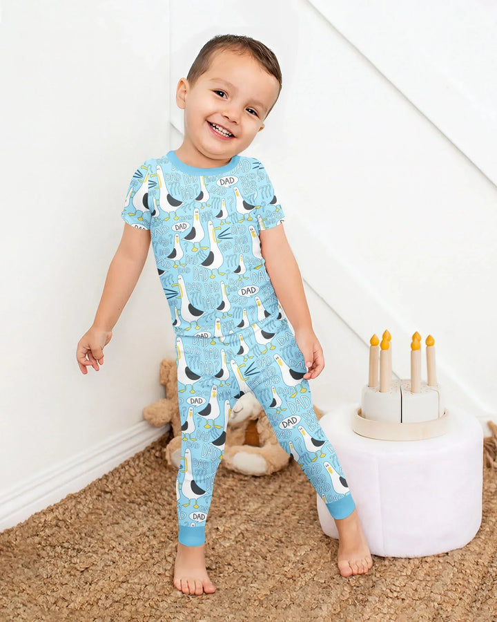 Zweiteiliges, kurzärmliges Pyjama-Set mit Marienkäfern