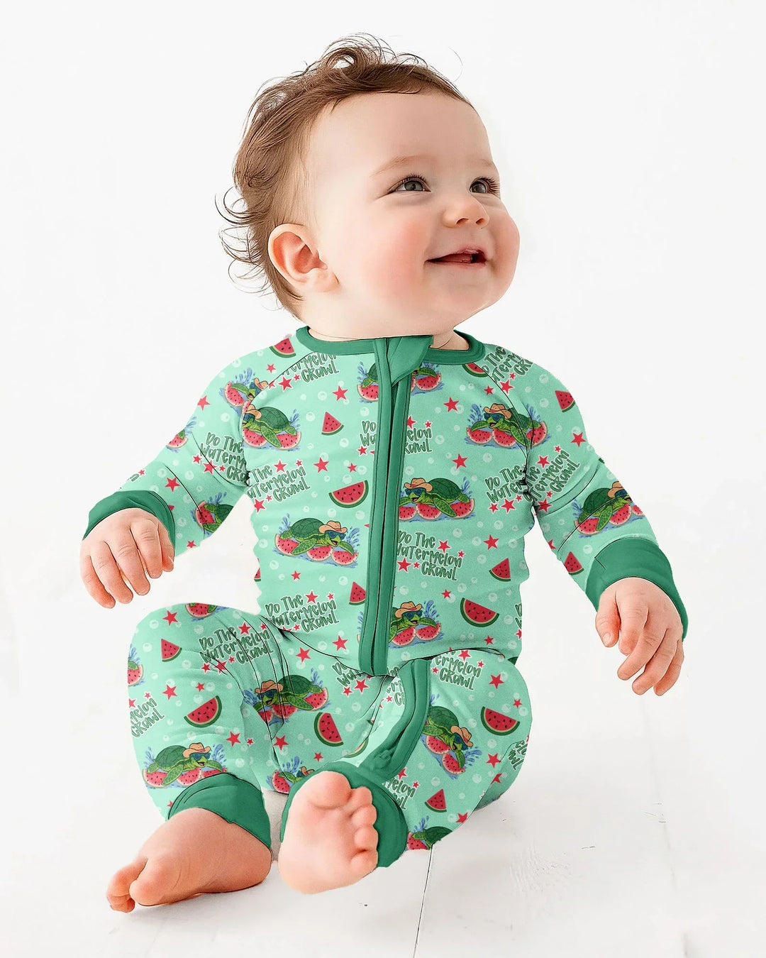 Gerippte Babykleidung mit individuellem Foto - Weich &amp; Skizzenhaft