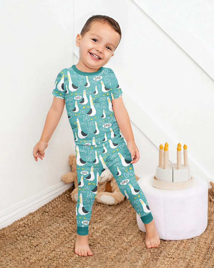 Zweiteiliges, kurzärmliges Pyjama-Set mit Marienkäfern