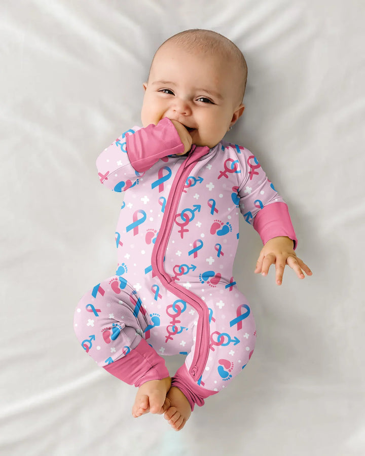 Gerippte Babykleidung mit individuellem Foto - Weich &amp; Skizzenhaft