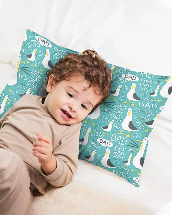 Funny Seagull DAD Bamboo Pillow Case