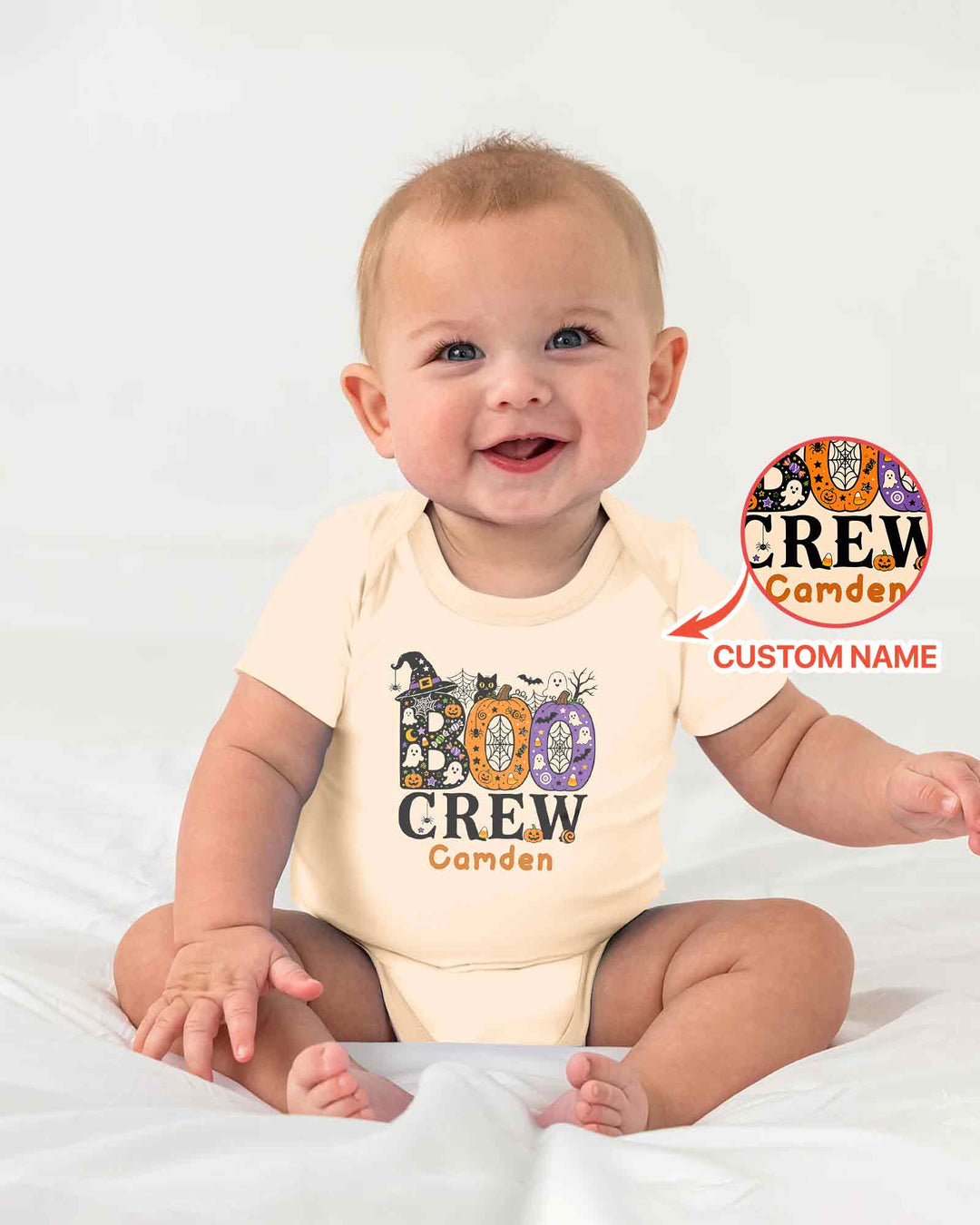 Personalized Boo Crew Bamboo Bodysuit