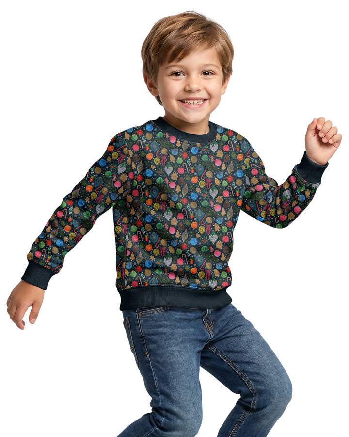 Holiday Ditsy Bamboo Crewneck Sweatshirt