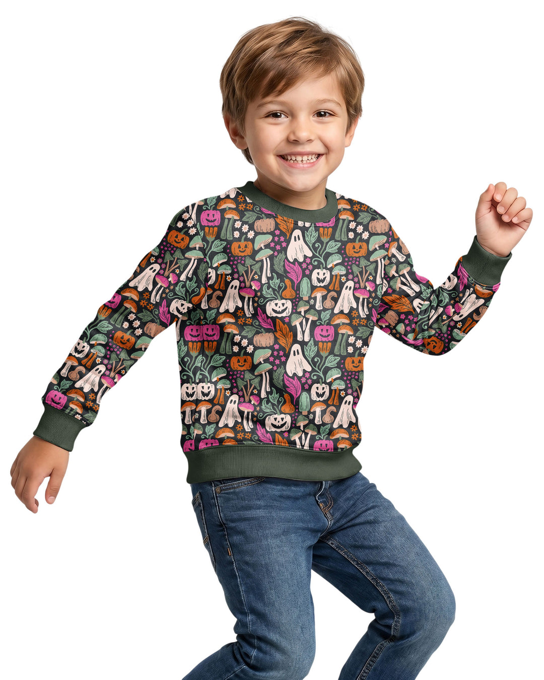 Dark Pumpkin Zona Bamboo Crewneck Sweatshirt
