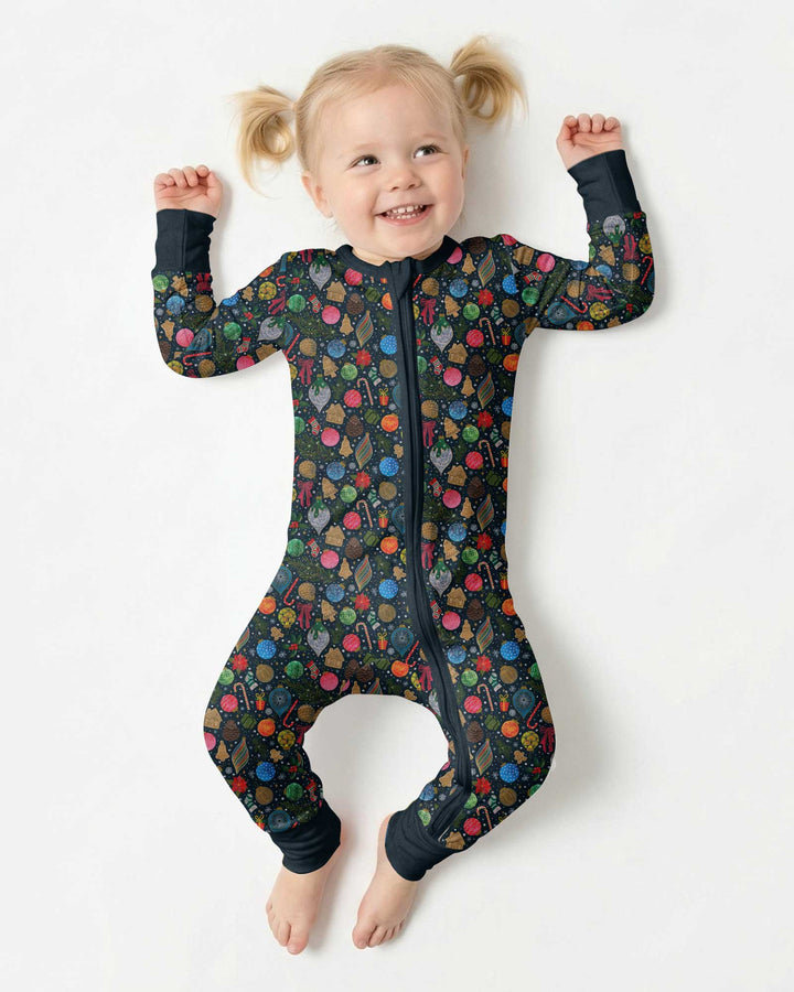 Holiday Ditsy Bamboo Convertible Zippy