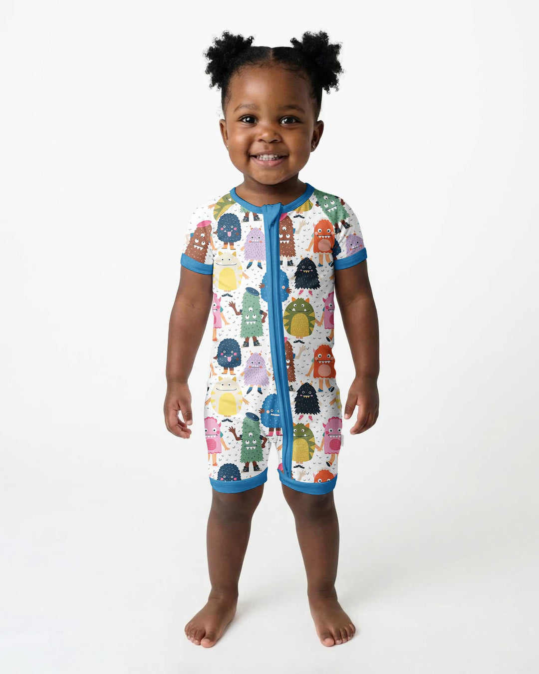 (Not So) Scary Monsters Bamboo Shorty Zippy