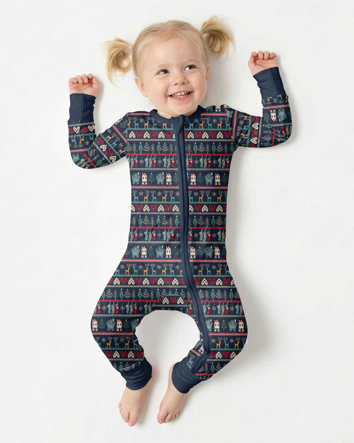 Vintage Nordic Christmas Bamboo Convertible Zippy