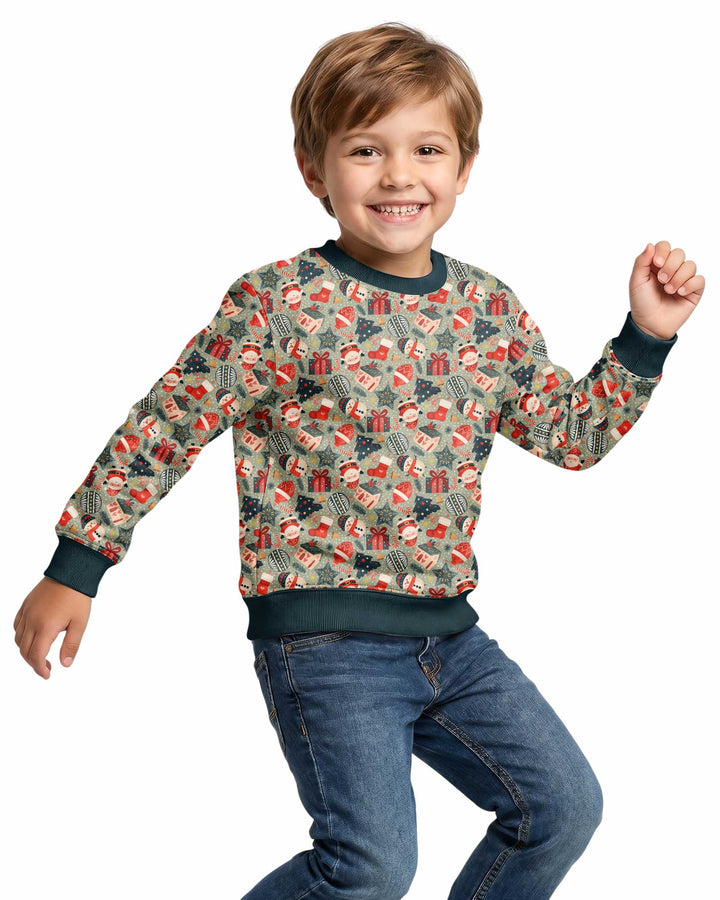 Christmas Ornaments Bamboo Crewneck Sweatshirt