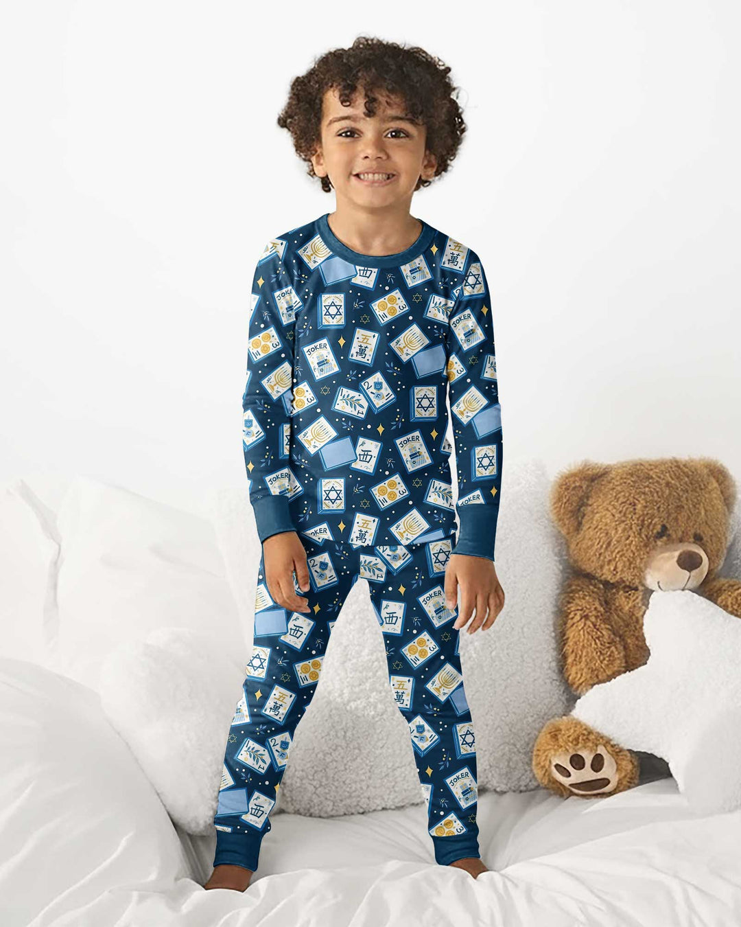 Love And Lights Bamboo Two Piece Long Sleeve Pajama Set