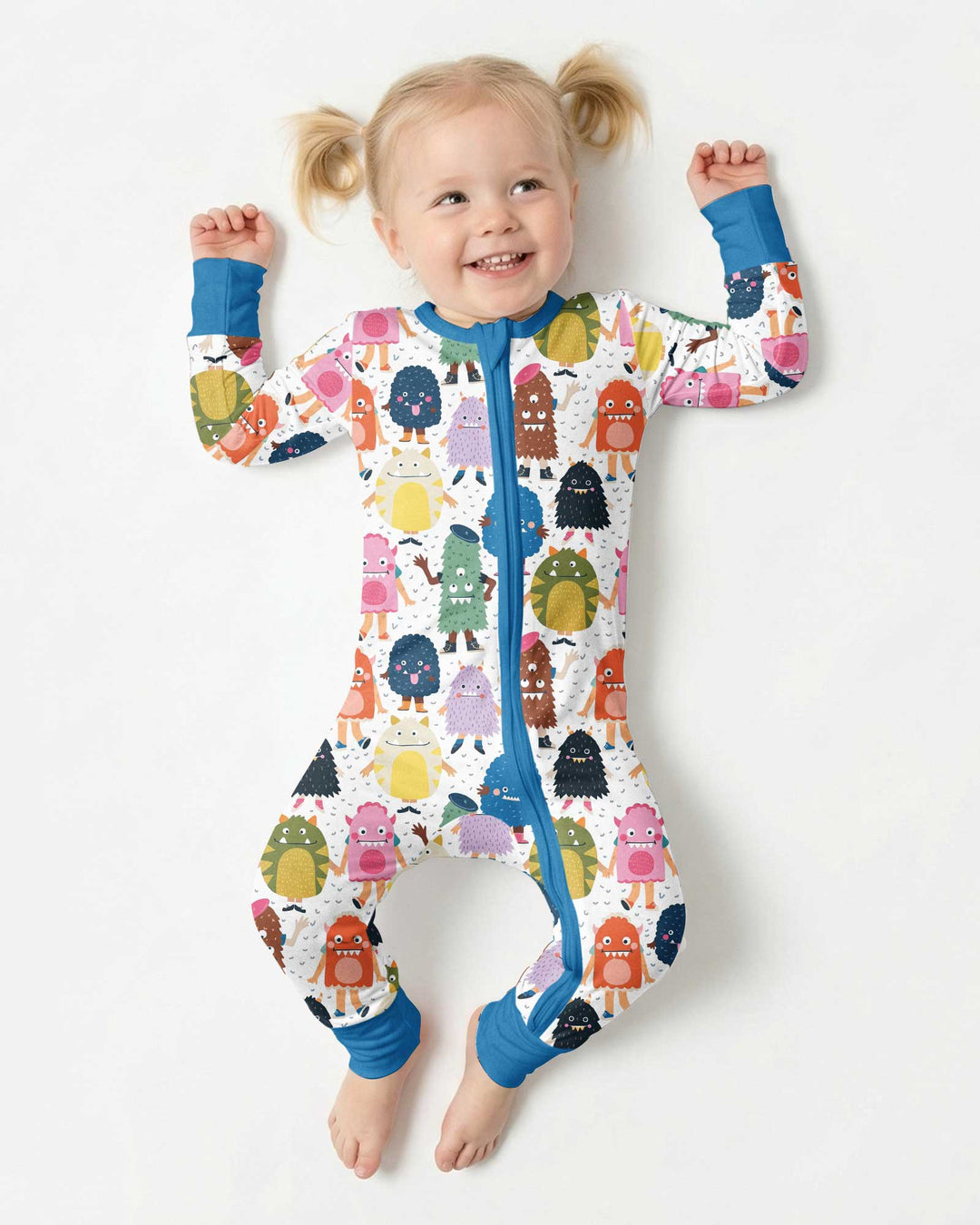(Not So) Scary Monsters Bamboo Convertible Zippy
