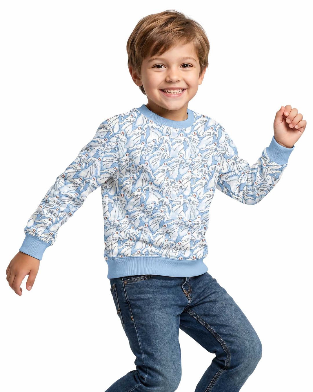 Ghostly Threads Bamboo Crewneck Sweatshirt