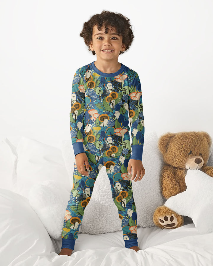 Ghost Forest Bamboo Two Piece Long Sleeve Pajama Set