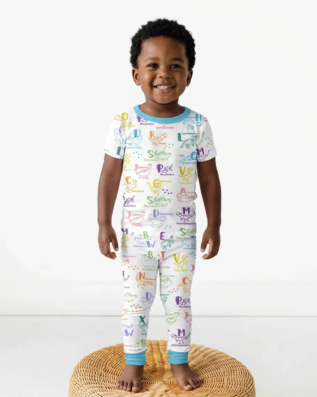 Zweiteiliges, kurzärmliges Pyjama-Set mit Marienkäfern