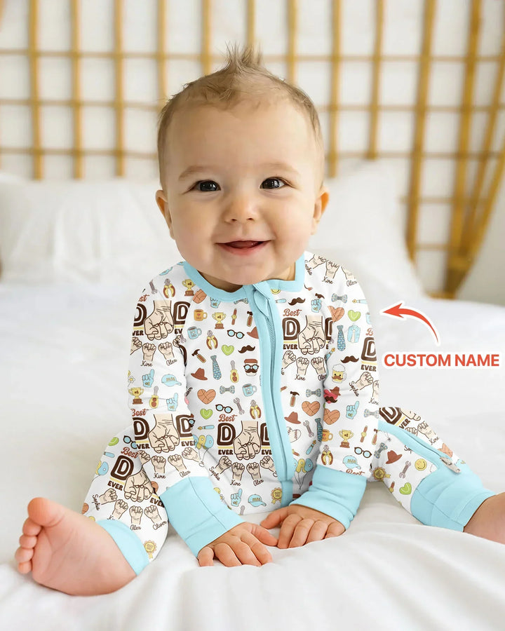 Gerippte Babykleidung mit individuellem Foto - Weich &amp; Skizzenhaft