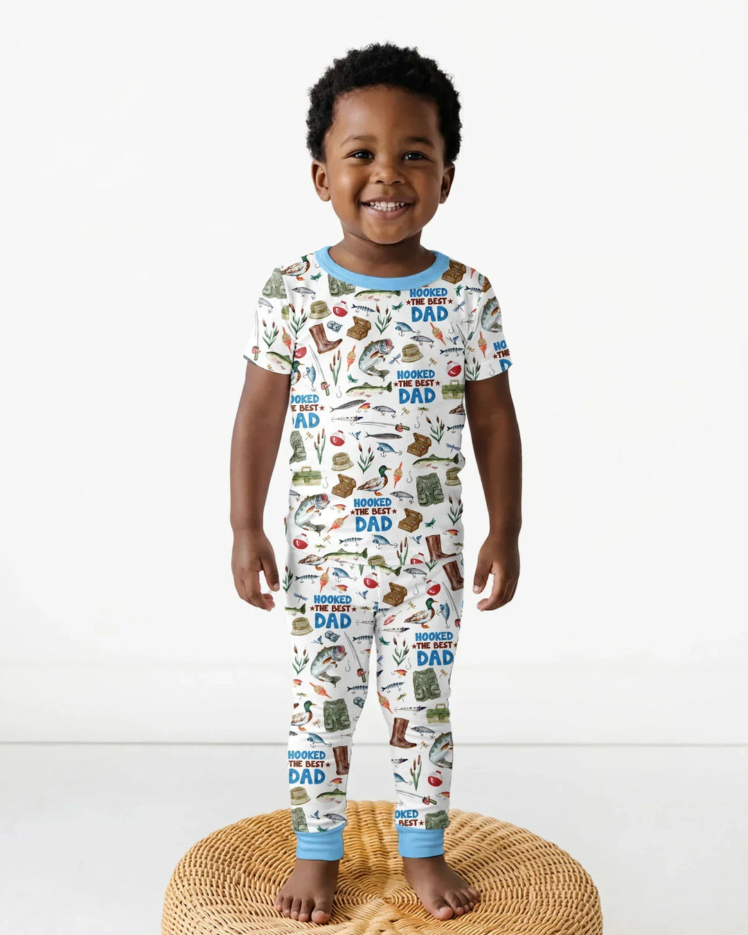 Zweiteiliges, kurzärmliges Pyjama-Set mit Marienkäfern