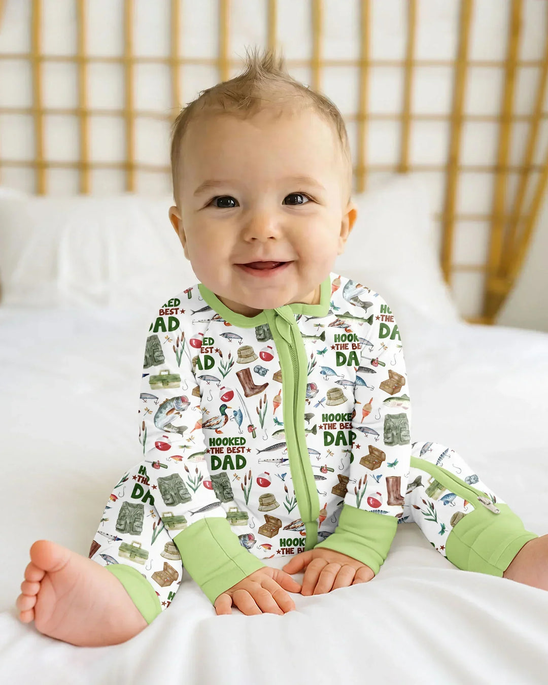 Gerippte Babykleidung mit individuellem Foto - Weich &amp; Skizzenhaft