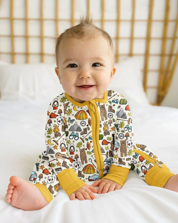 Gerippte Babykleidung mit individuellem Foto - Weich &amp; Skizzenhaft