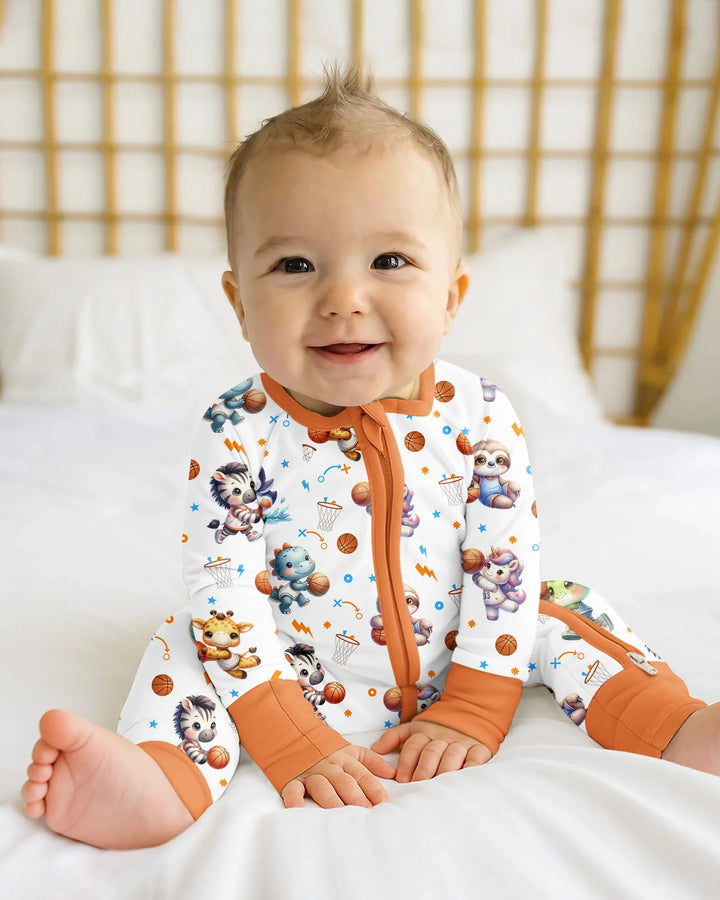 Gerippte Babykleidung mit individuellem Foto - Weich &amp; Skizzenhaft