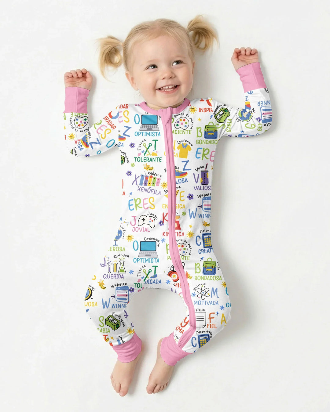 Gerippte Babykleidung mit individuellem Foto - Weich &amp; Skizzenhaft