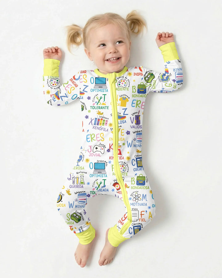 Gerippte Babykleidung mit individuellem Foto - Weich &amp; Skizzenhaft