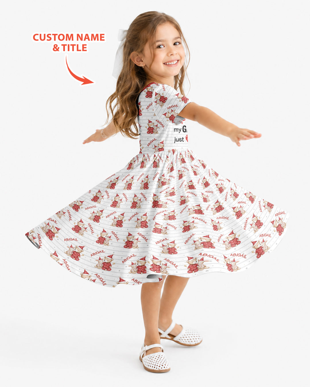 Custom Name I'm Not Spoiled Bamboo Twirl Dress