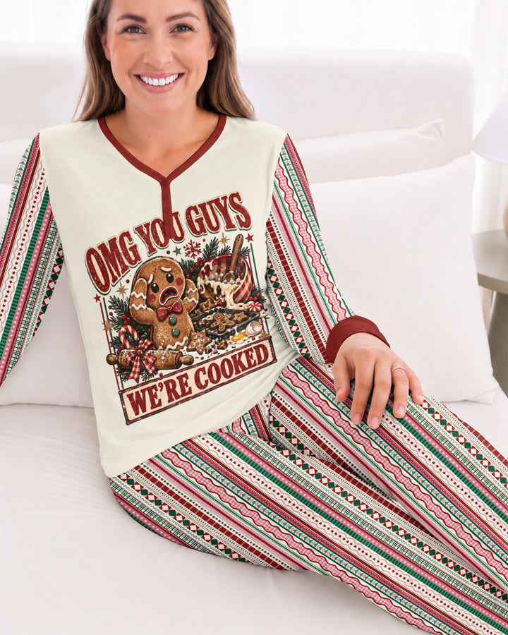 You Guys We're Cooked Bamboo Women Pajama Set