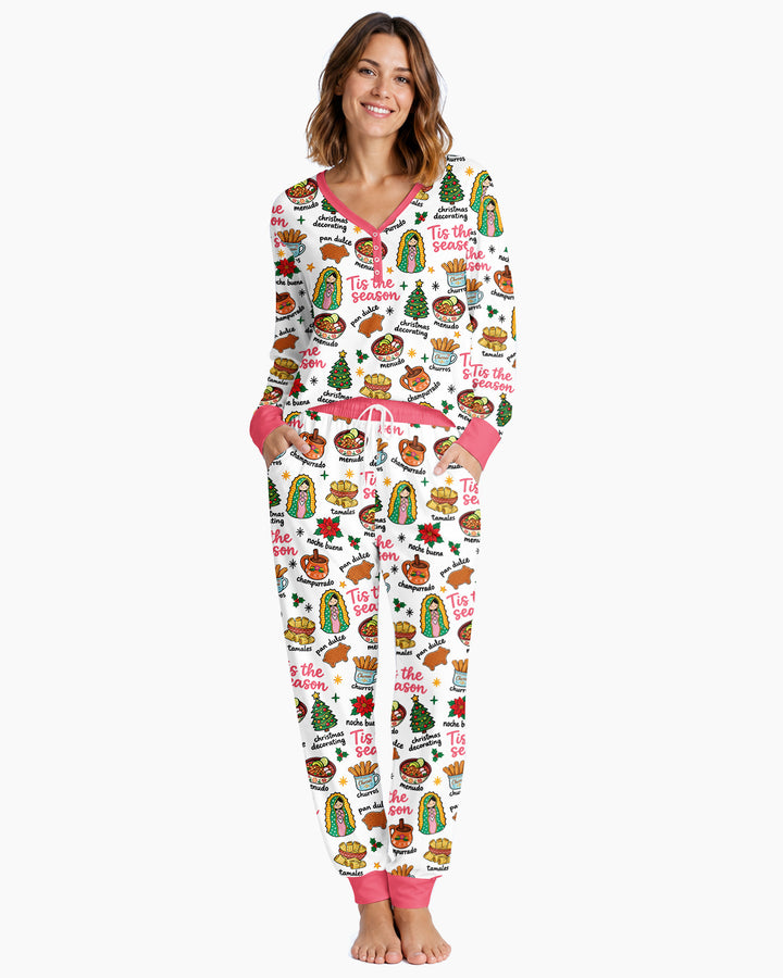 It's Abuelita and Pan Dulce Season Bamboo Women Pajama Set