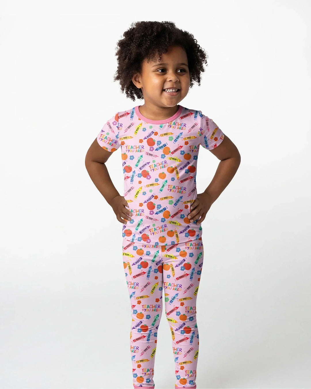 Zweiteiliges, kurzärmliges Pyjama-Set mit Marienkäfern