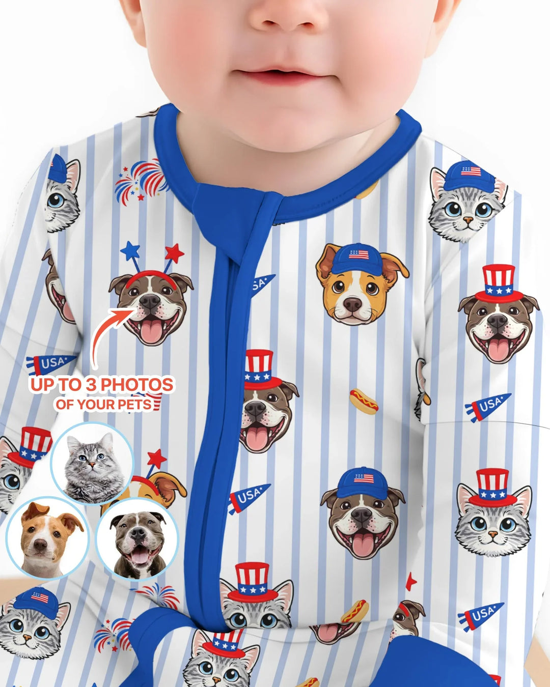 Gerippte Babykleidung mit individuellem Foto - Weich &amp; Skizzenhaft