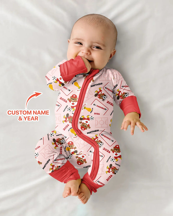 Gerippte Babykleidung mit individuellem Foto - Weich &amp; Skizzenhaft