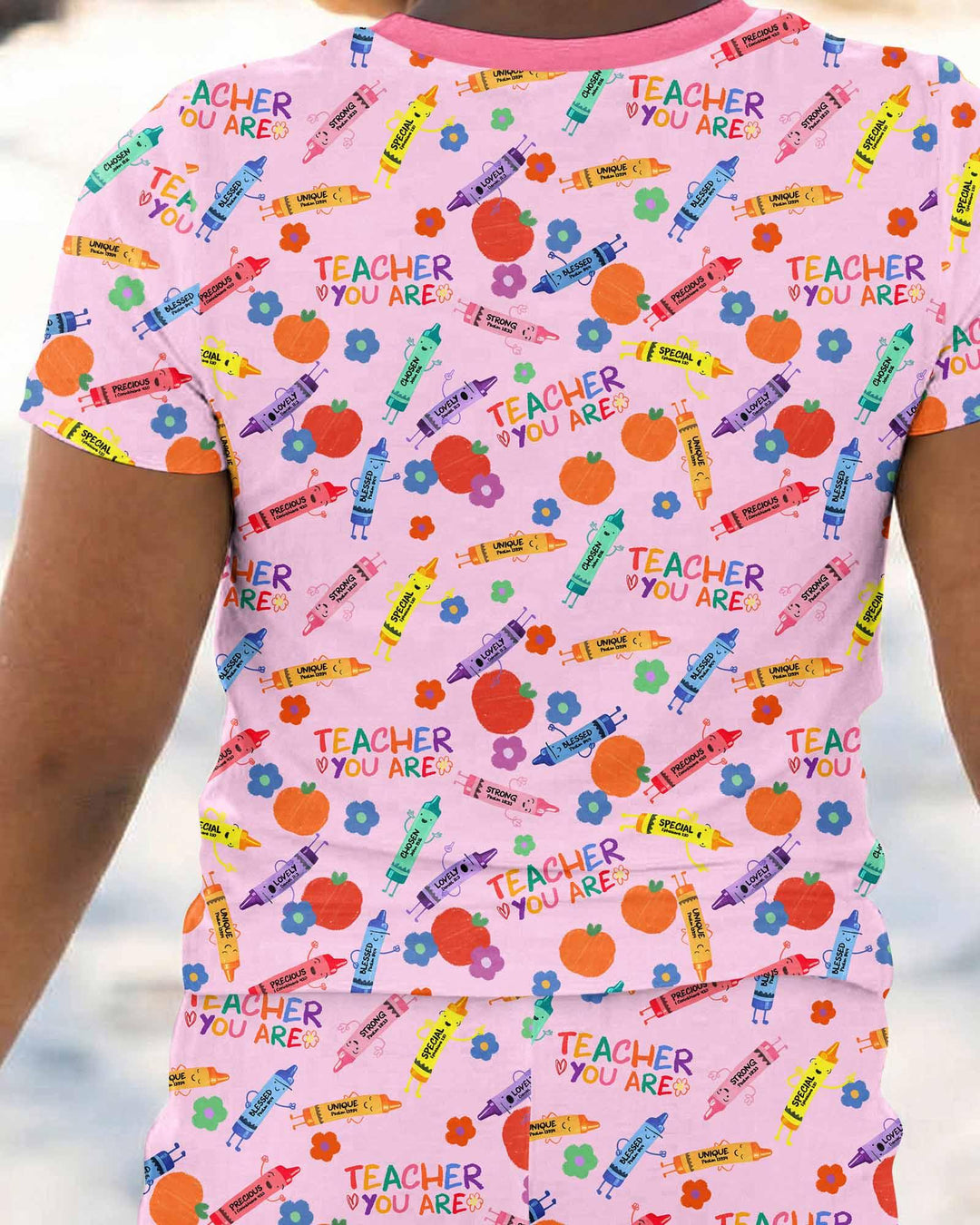 Zweiteiliges, kurzärmliges Pyjama-Set mit Marienkäfern