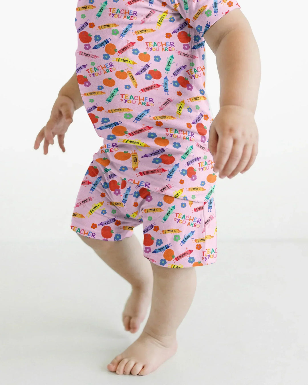 Schlafanzug-Set zweiteilig, kurze Ärmel, kurze Hose, Bambus