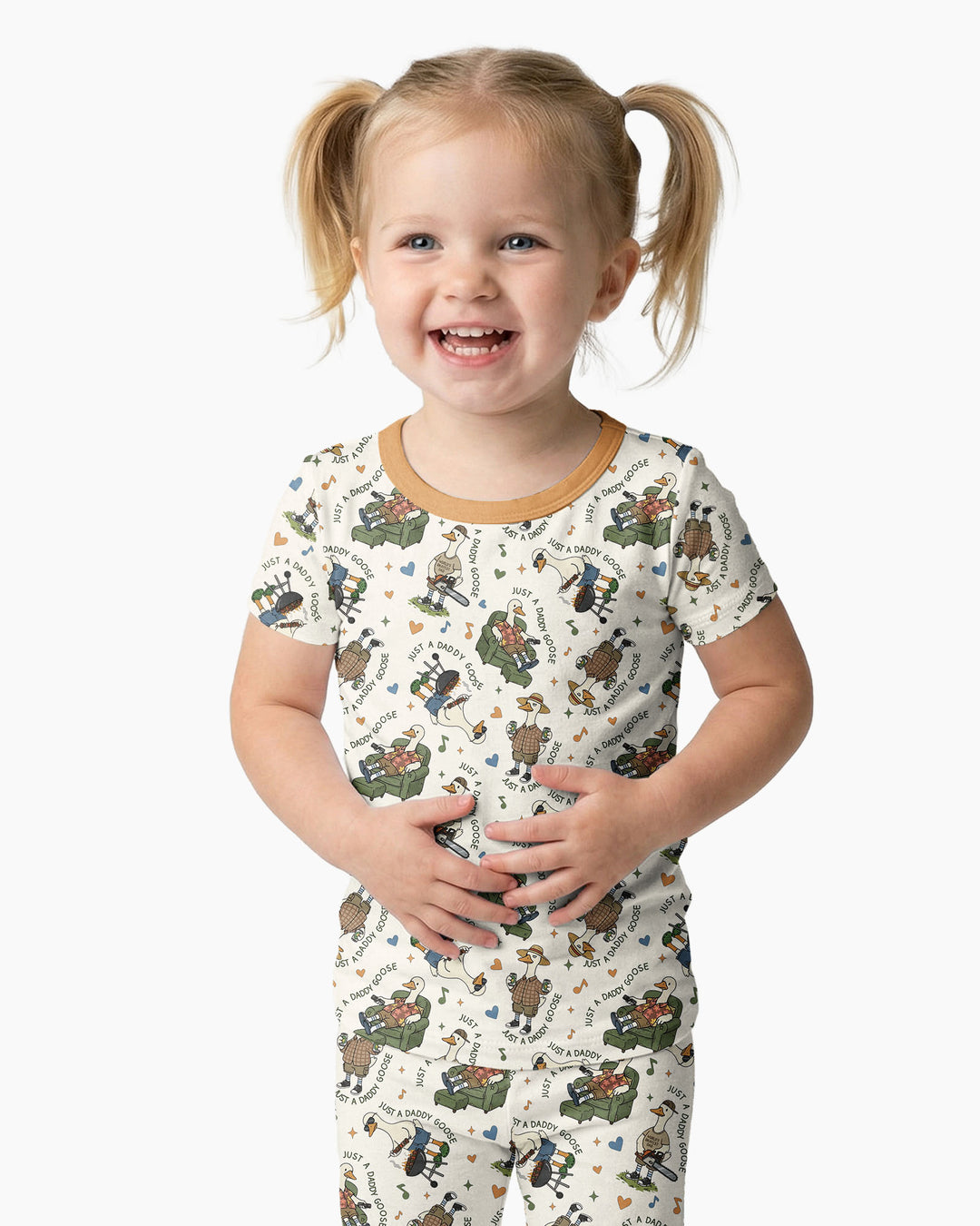 Zweiteiliges, kurzärmliges Pyjama-Set mit Marienkäfern