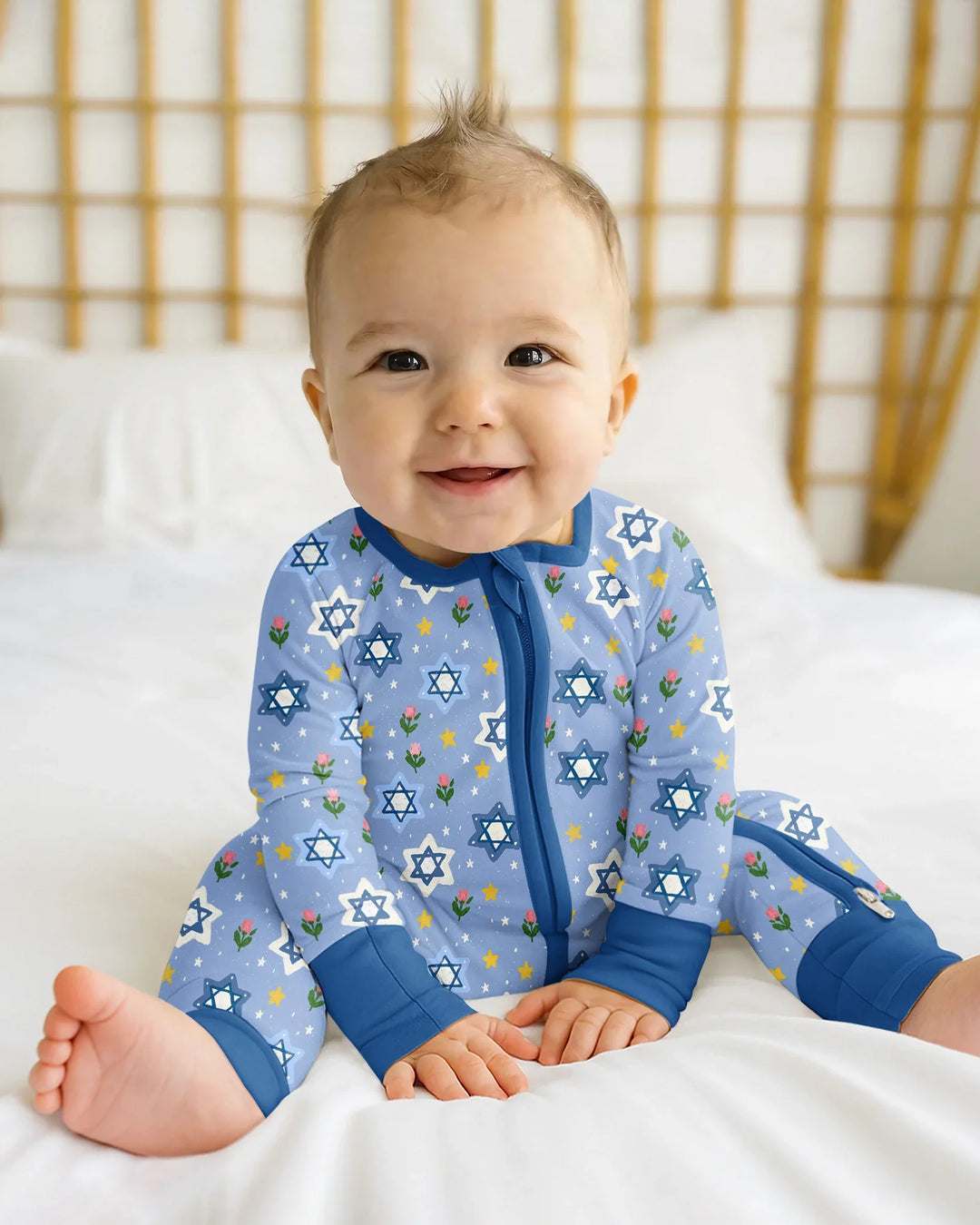 Gerippte Babykleidung mit individuellem Foto - Weich &amp; Skizzenhaft