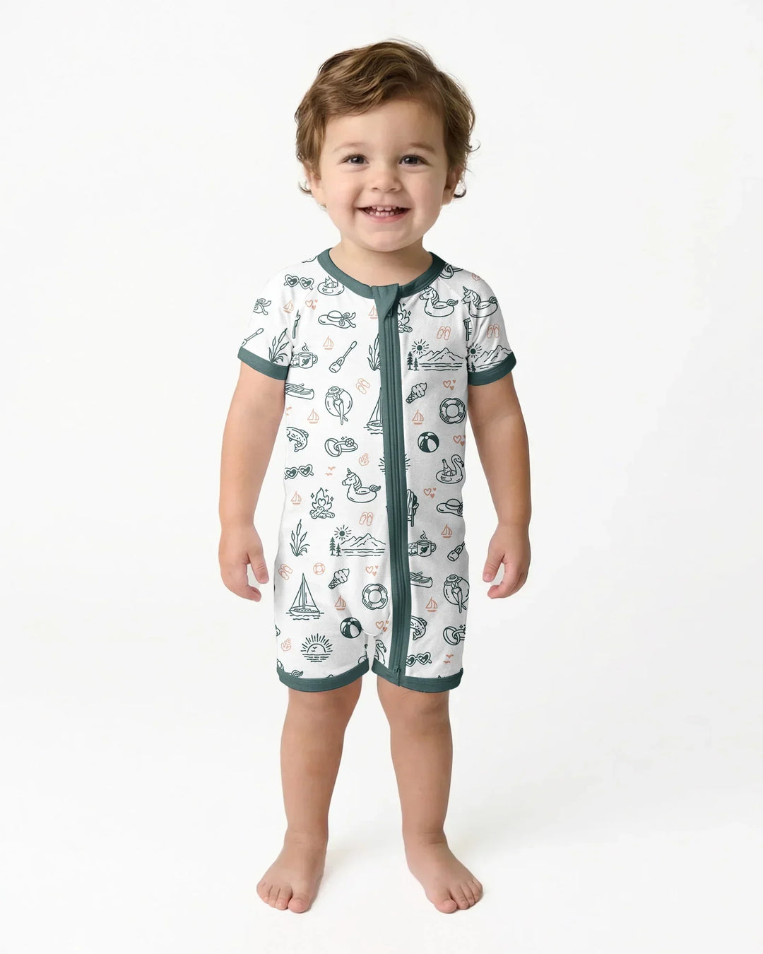 Lake Vibe Bamboo Shorty Zippy