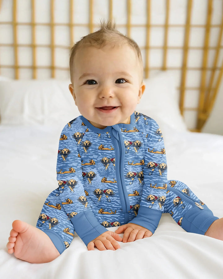 Gerippte Babykleidung mit individuellem Foto - Weich &amp; Skizzenhaft