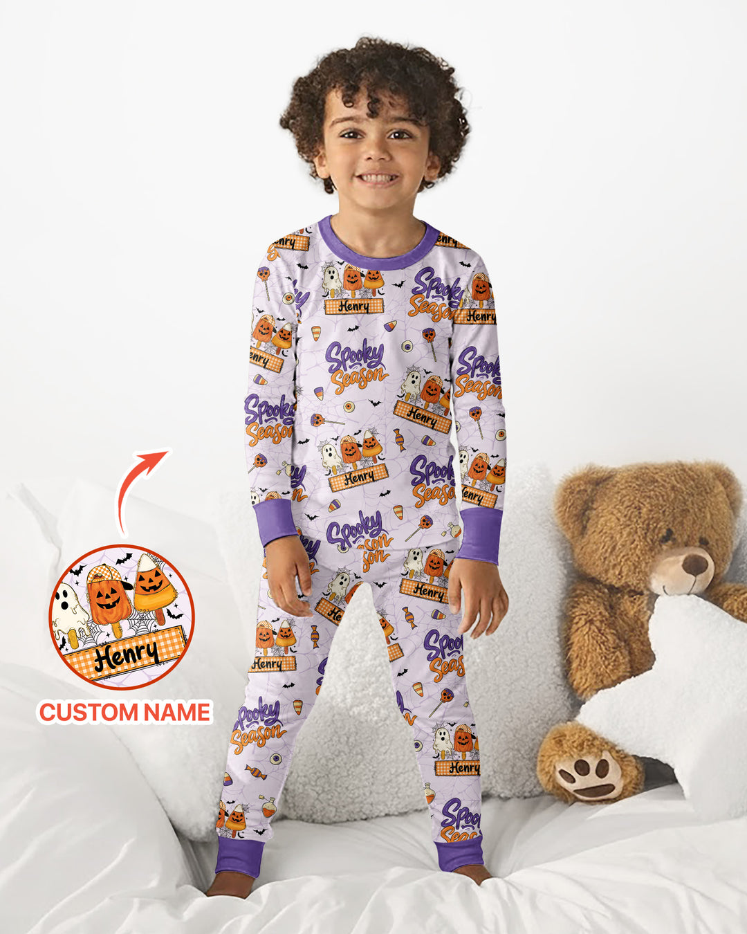 My Halloween 2026 Bamboo Two Piece Long Sleeve Pajama Set