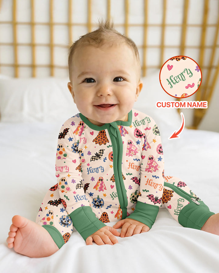 Funky Retro Halloween Bamboo Convertible Zippy