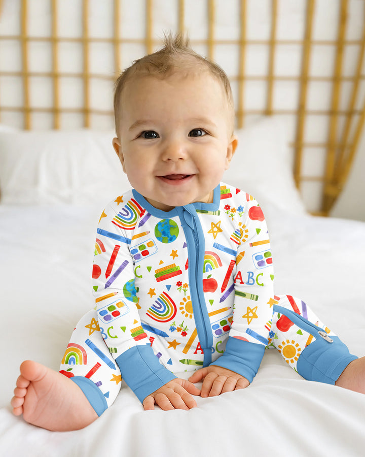 Gerippte Babykleidung mit individuellem Foto - Weich &amp; Skizzenhaft