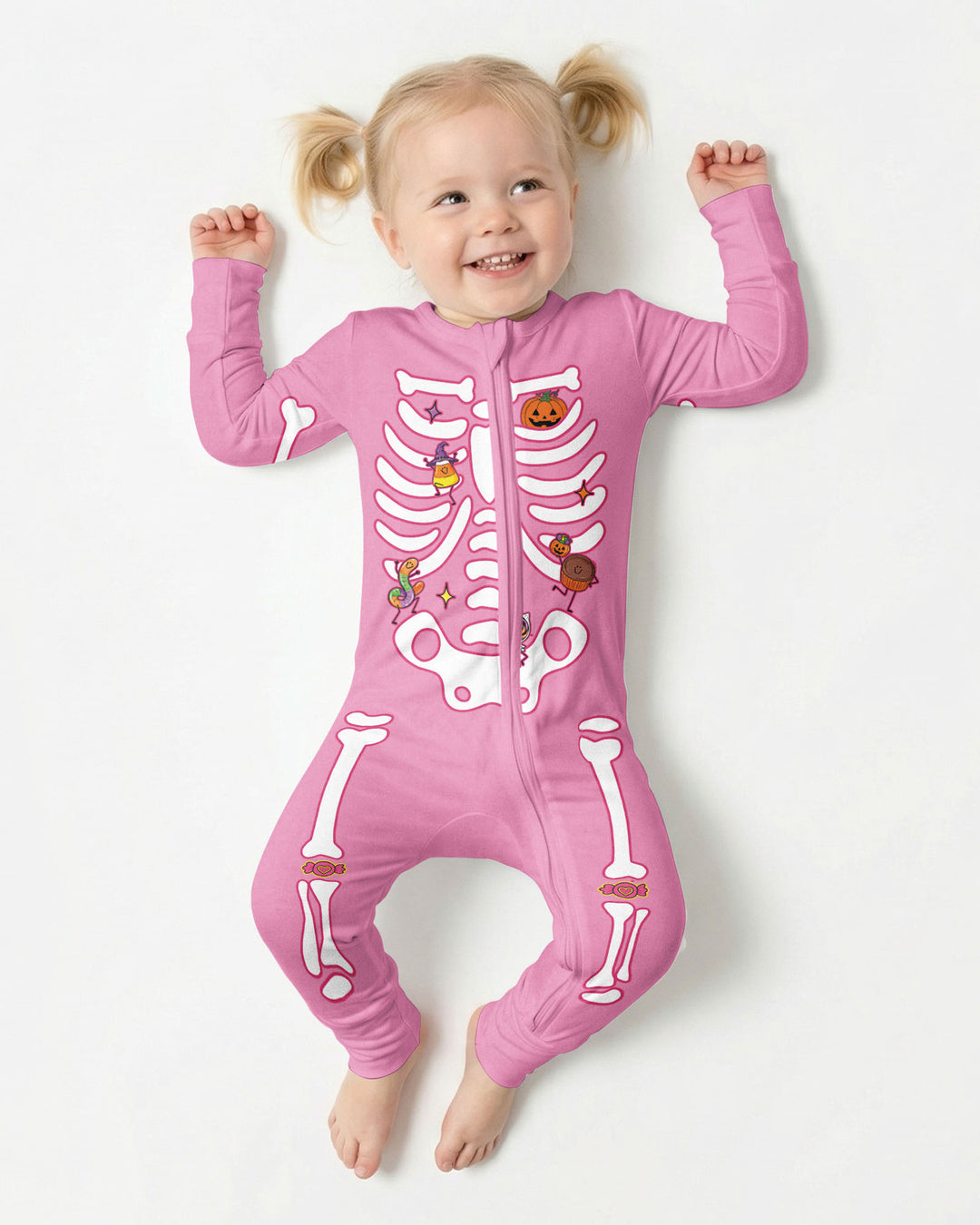 Halloween Skeleton Candy Bamboo Convertible Zippy