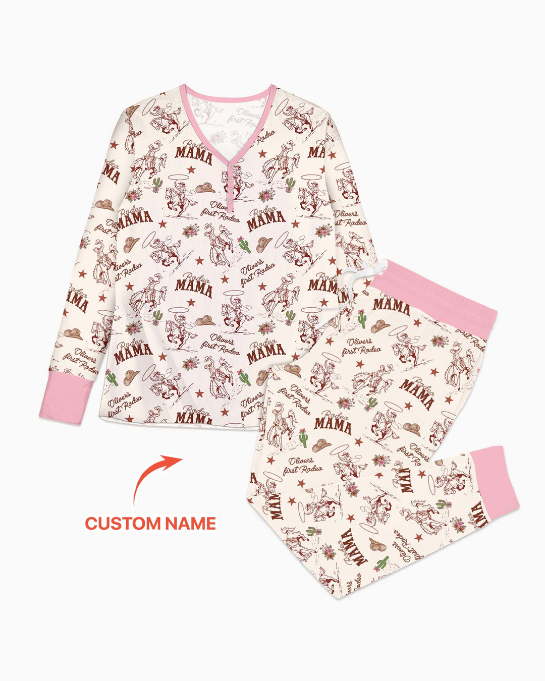 Vorlage Bambus Damen Pyjama Set