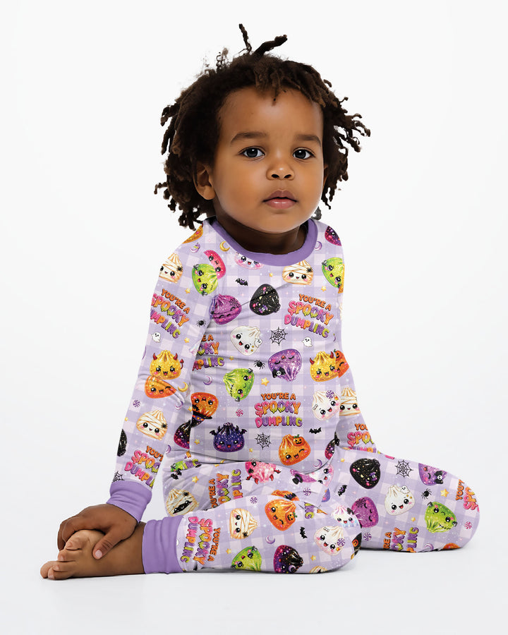 You're A Spooky Dumpling Bamboo Two Piece Long Sleeve Pajama Set