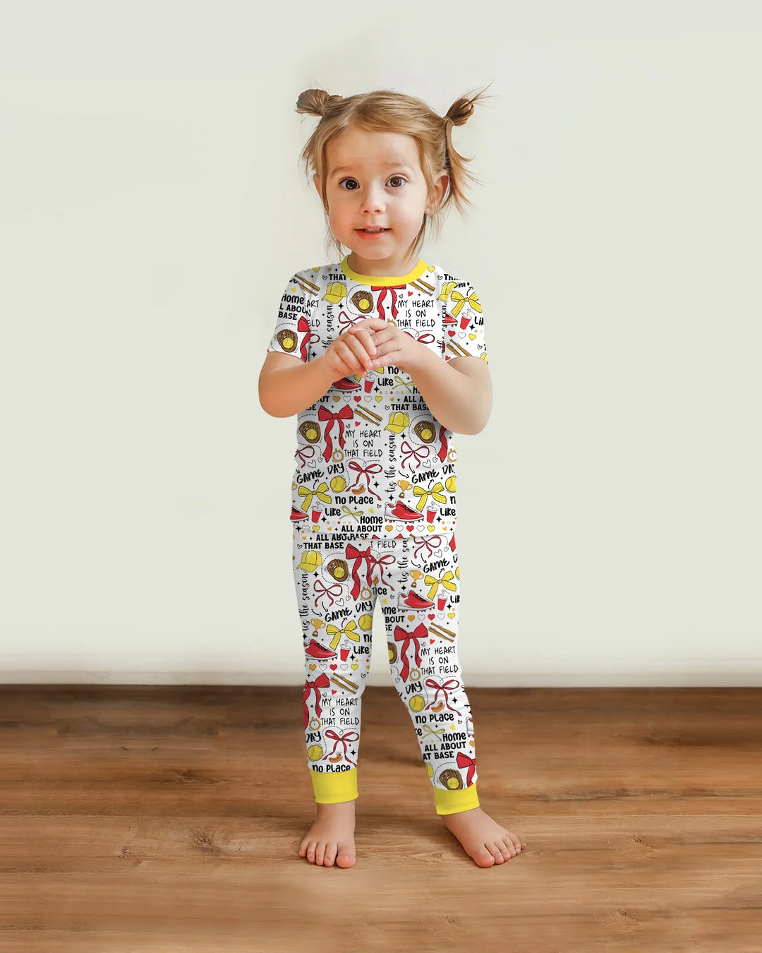 All About That Base Bamboo Two Piece Short Sleeve Pajama Set