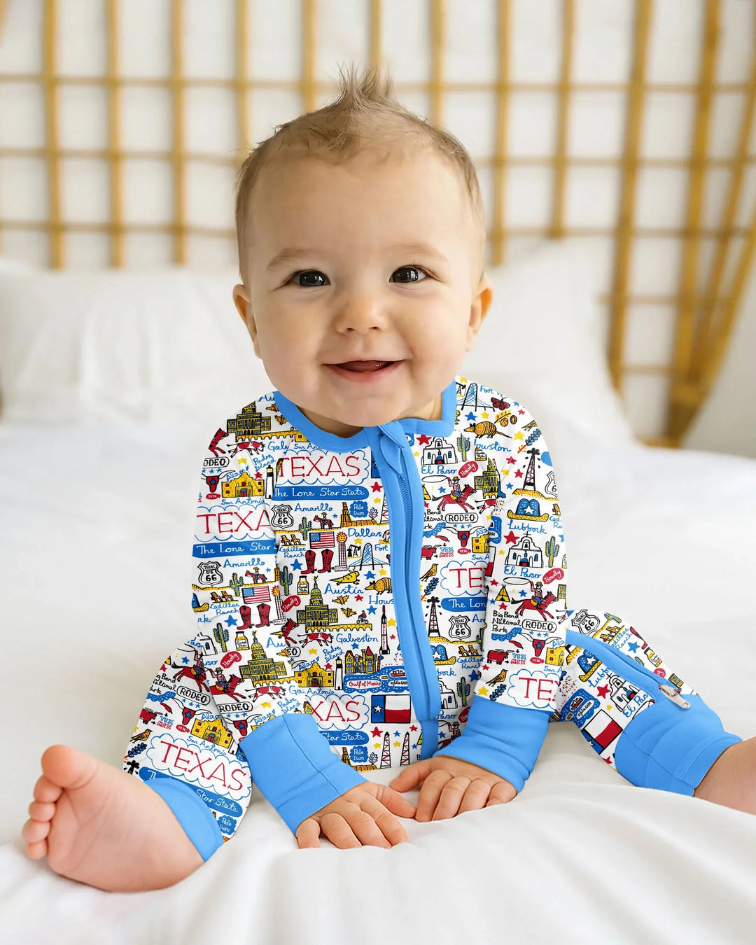 Gerippte Babykleidung mit individuellem Foto - Weich &amp; Skizzenhaft