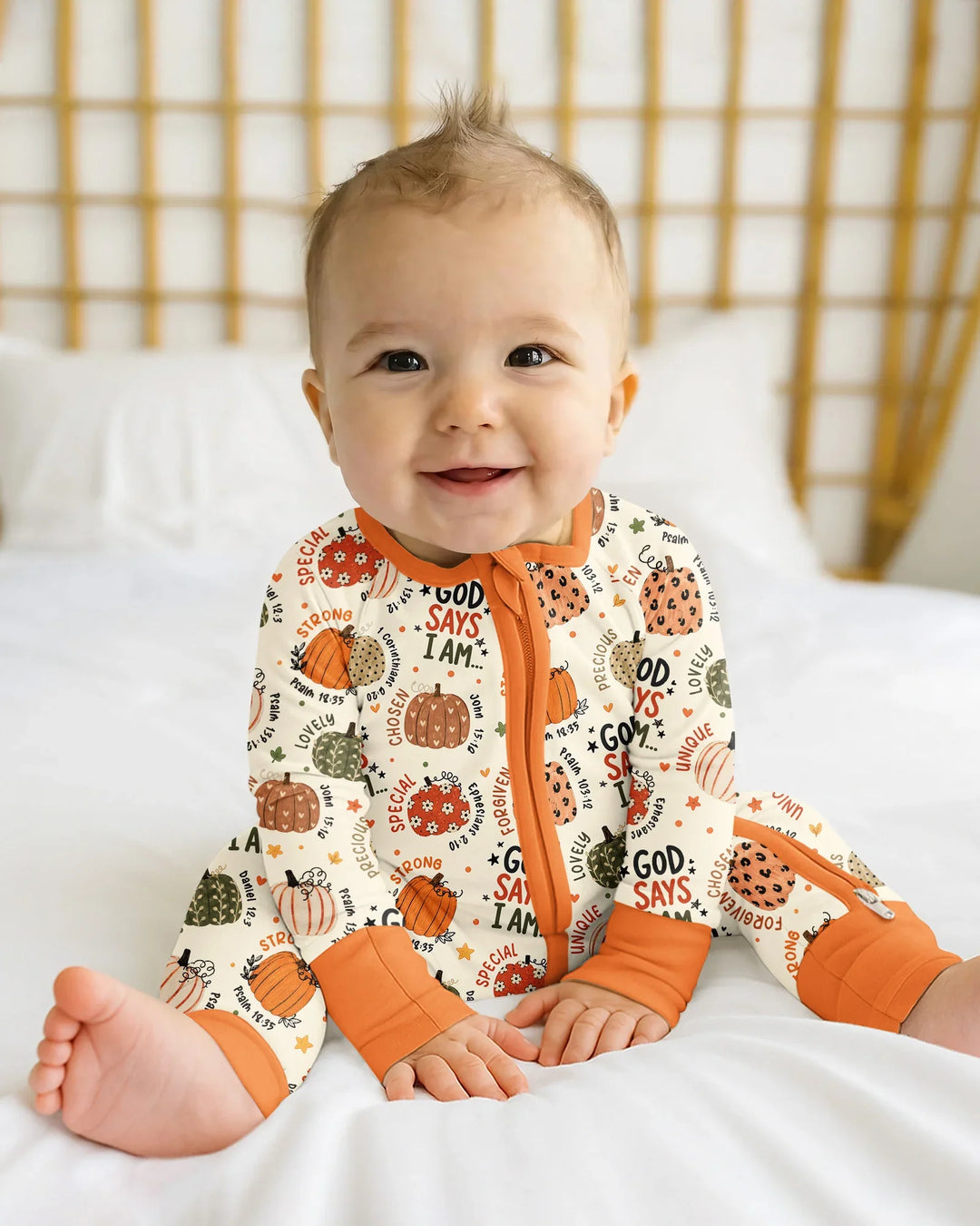 Gerippte Babykleidung mit individuellem Foto - Weich &amp; Skizzenhaft