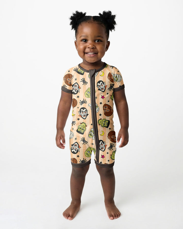 Creepy Crew Family Matching Bamboo Shorty Zippy
