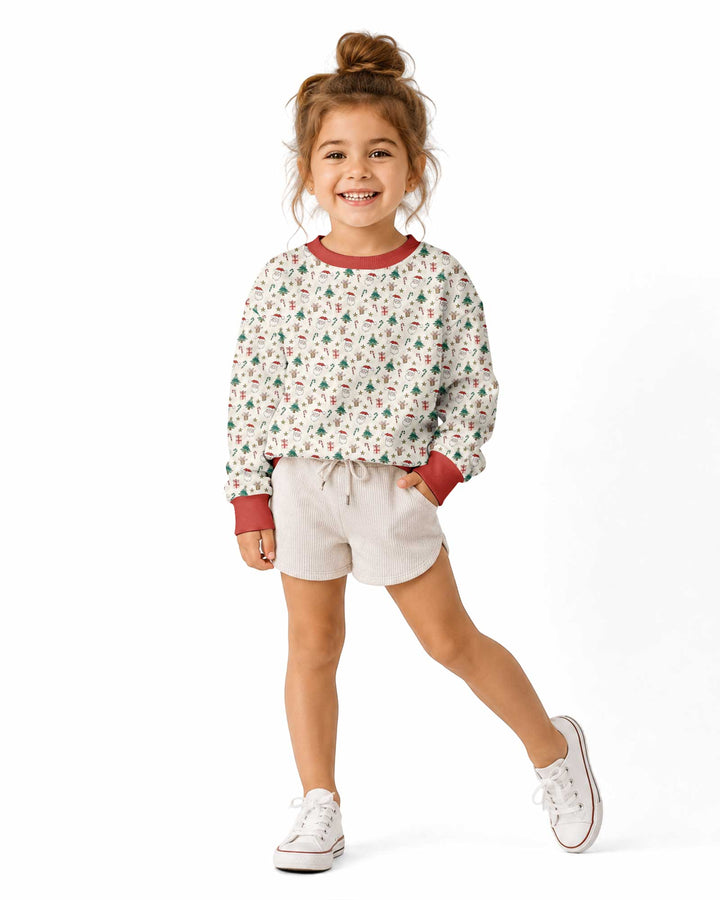 Sweatshirt mit Rundhalsausschnitt aus Bambusfaser
