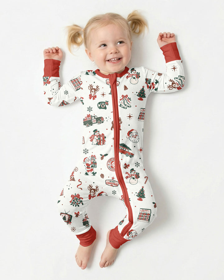 North Pole Retro Bamboo Convertible Zippy